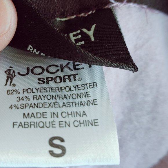 Jockey Sport Womens Lavender Hoodie - Picture 3 of 3